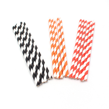 Biodegradable amazon hot sale 197 mm  paper drinking straws